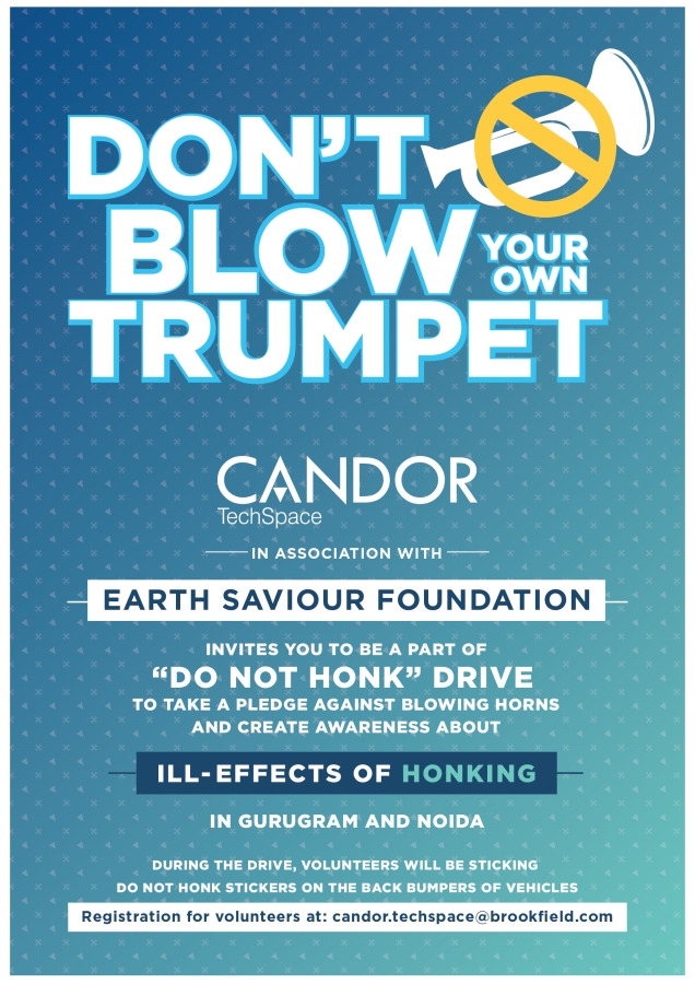 “Do Not Honk” Drive Orchestrated Across Candor TechSpace Campuses