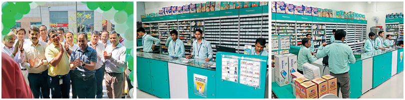 Apollo Pharmacy at Candor’s campus in Sector 21, Gurugram