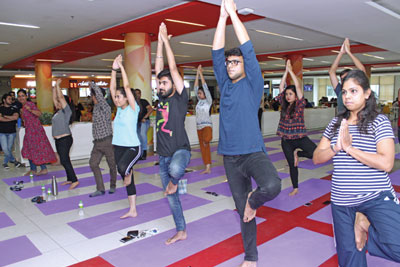 Candor Campus International Yoga Day 